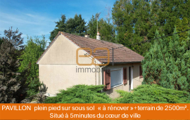 BONNETABLE / Pavillon plain-pied avec sous-sol